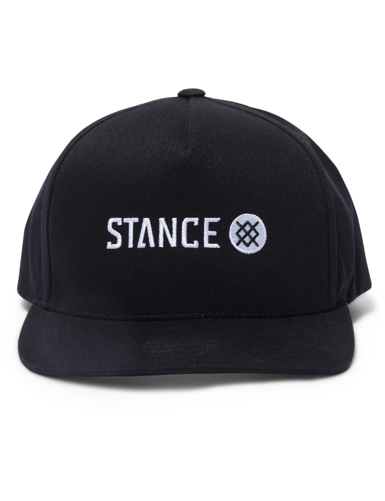 Stance Icon Snapback Curved Peak Cap in Black