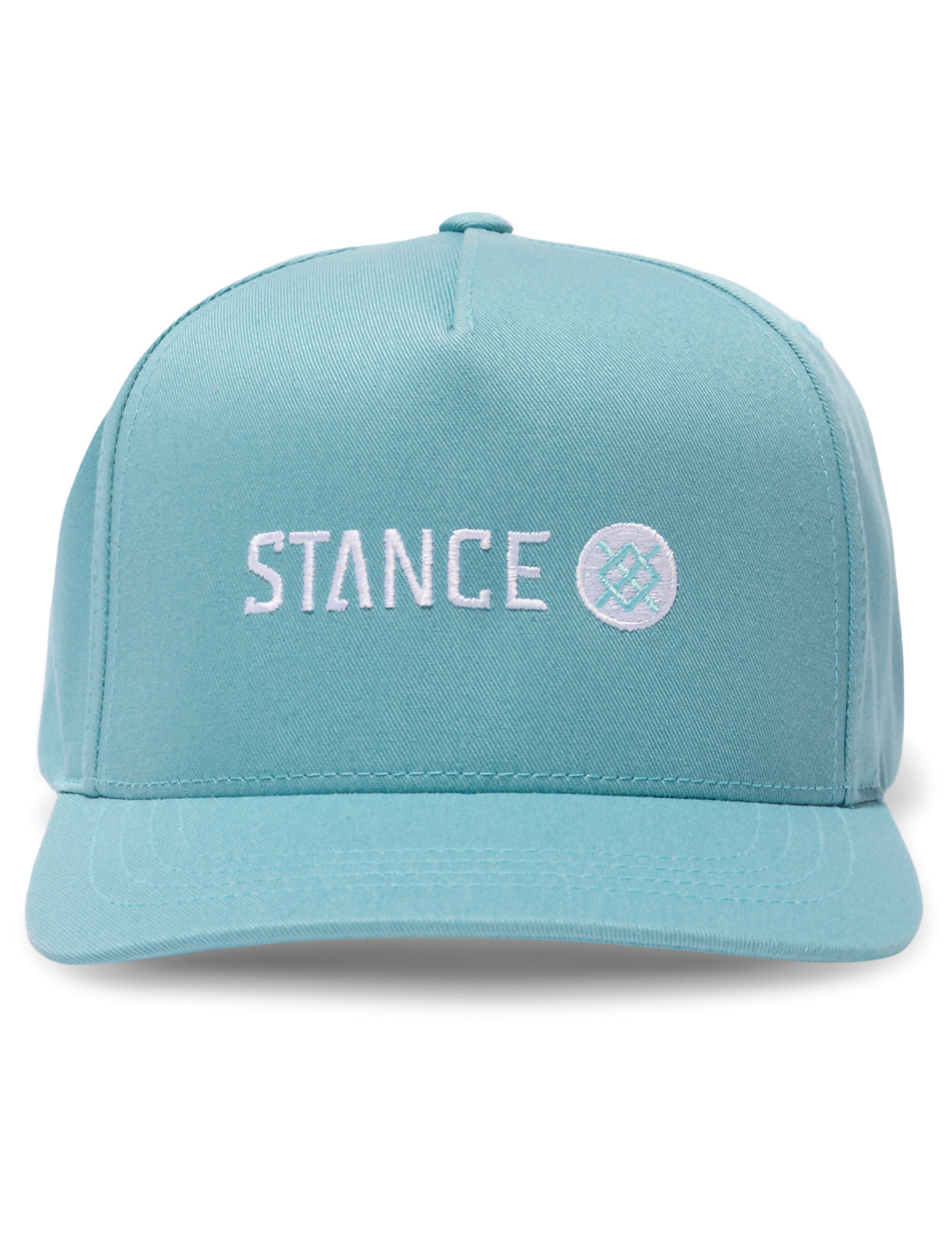 Stance Icon Snapback Curved Peak Cap in Teal