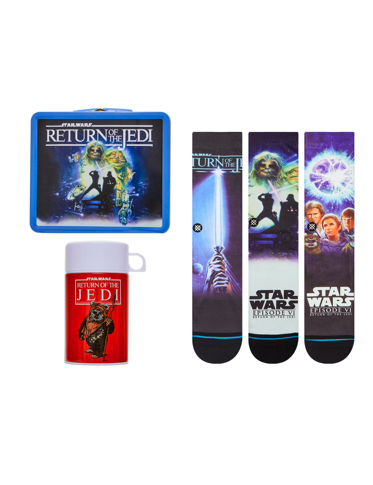 Stance – Jedi Box Set – Mehrfarbige Crew-Socken