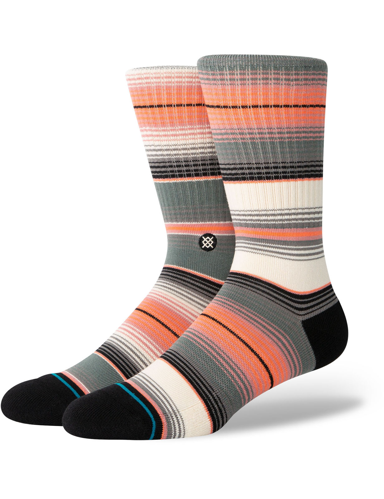 Stance Lanak Pass Crew Socks in Teal