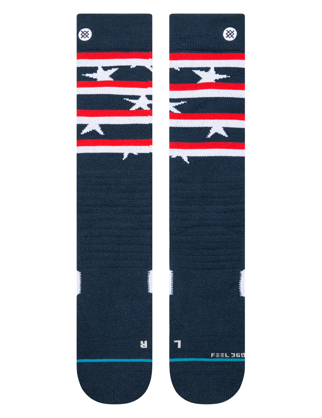 Stance Land Of The Free Snow Socks in Navy