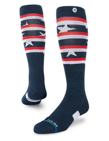 Stance Land Of The Free Snow Socks in Navy