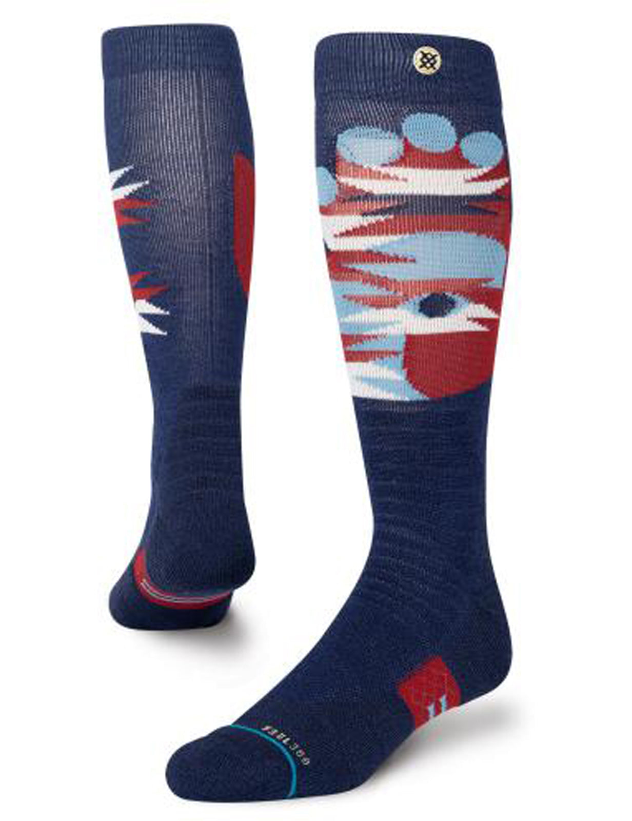 Chaussettes de neige Stance Landers en bleu marine