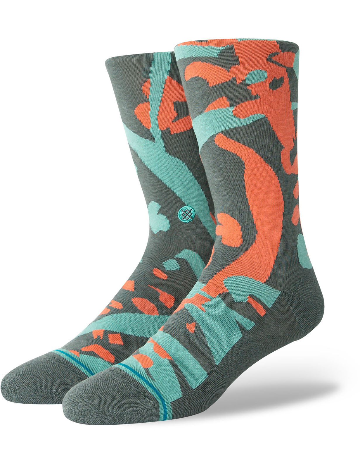 Stance Lipard Crew Socks in Jade