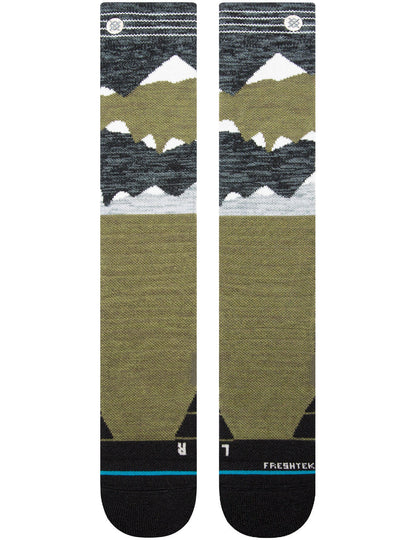 Chaussettes de neige Stance Lonely Peaks en bleu sarcelle