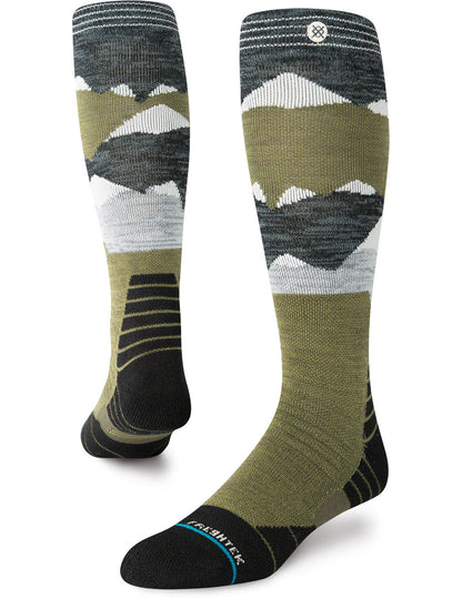 Chaussettes de neige Stance Lonely Peaks en bleu sarcelle