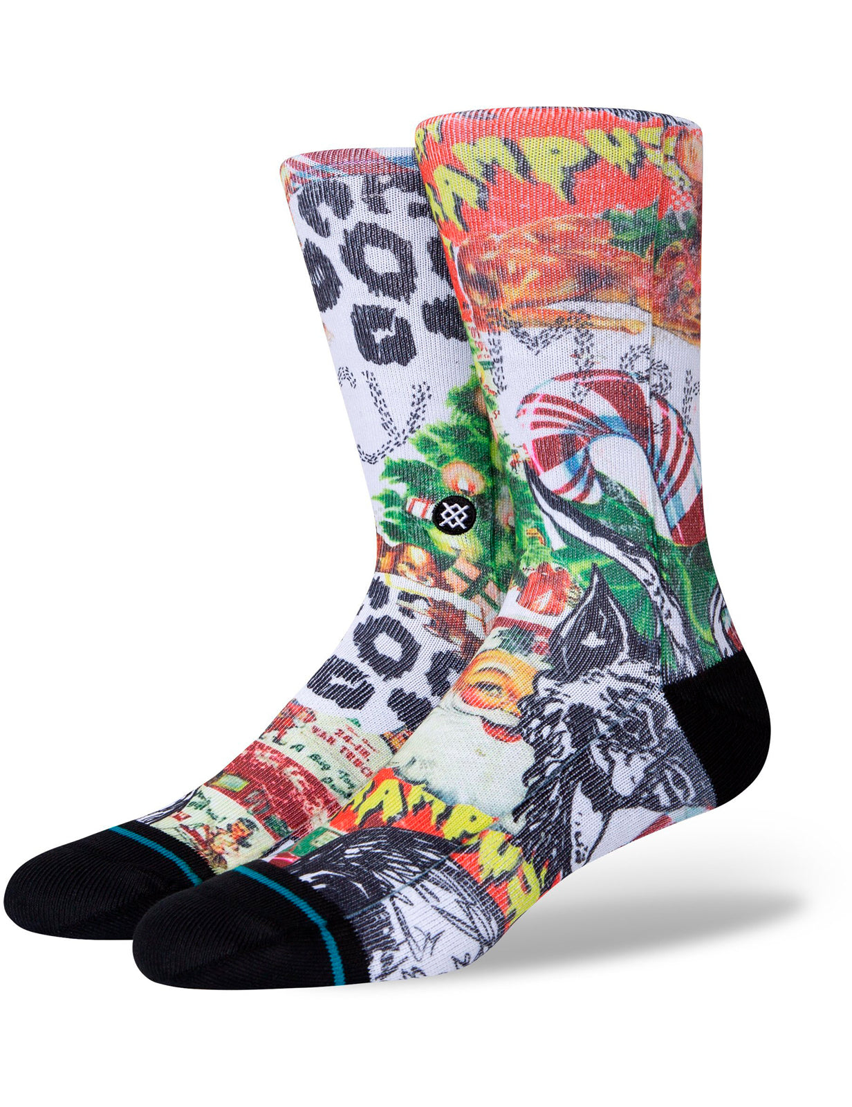 Stance Merry Krampus Crew Socks in White