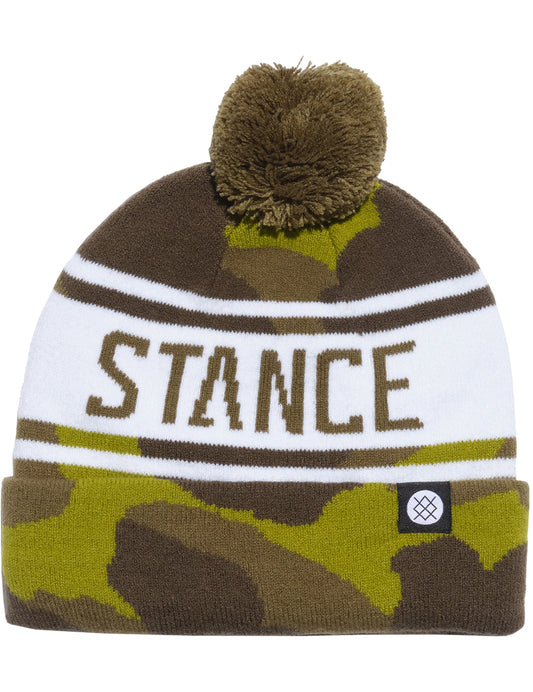 Stance OG Pom Bobble Hat in Camo