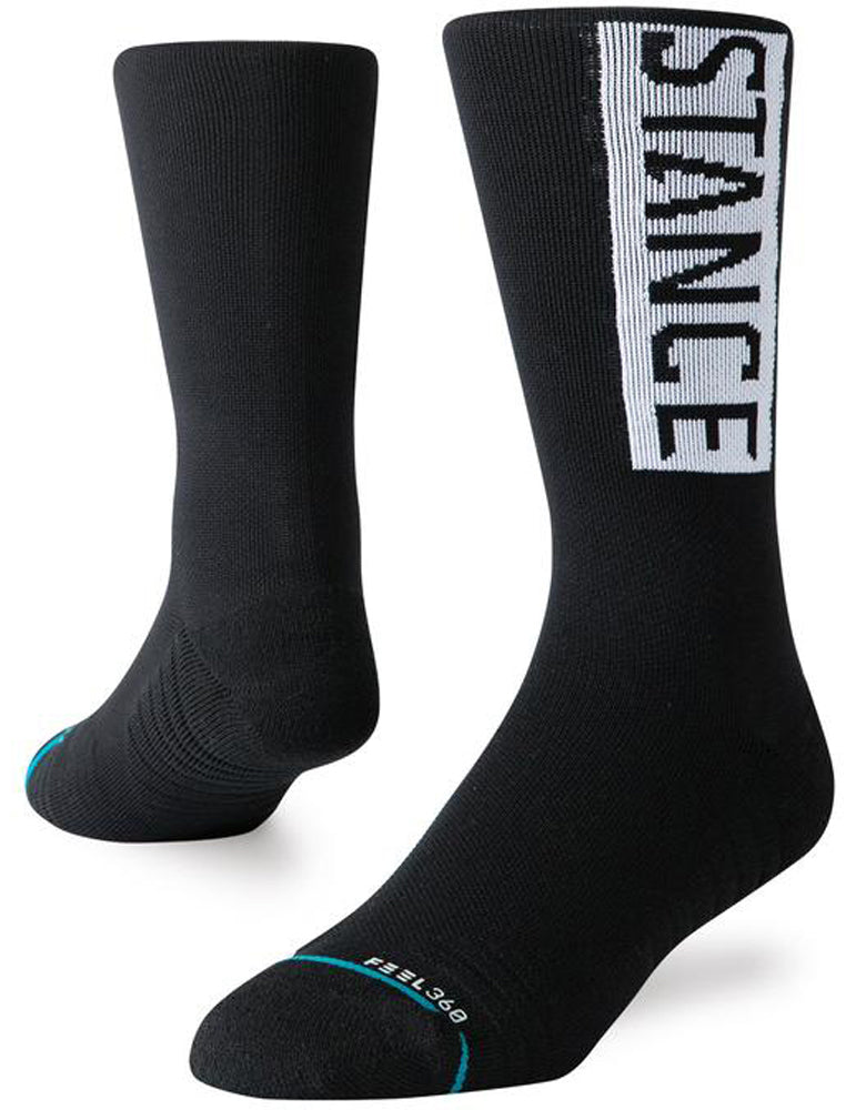 Stance OG Train Crew Socks in Black