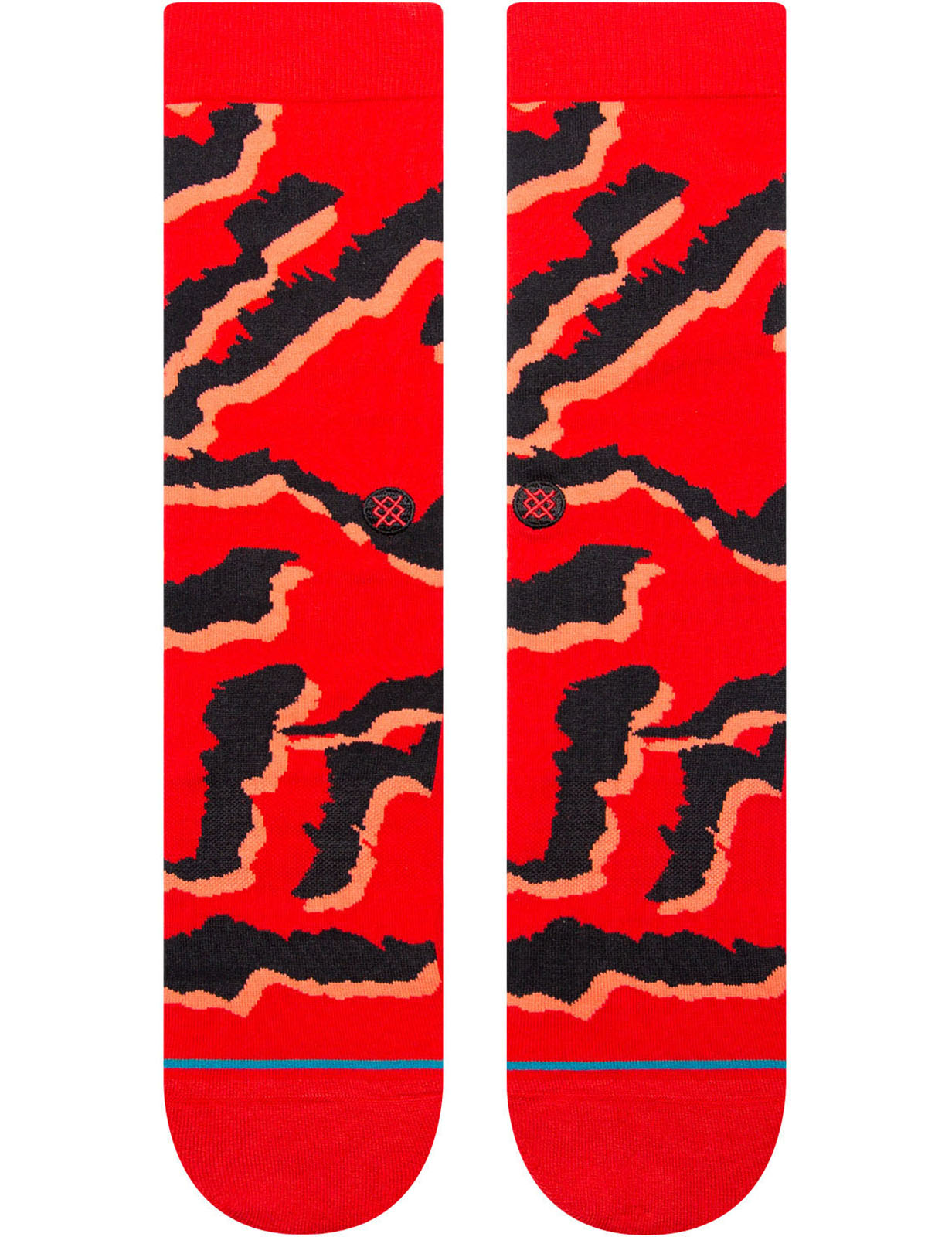 Stance Pelter Crew Socks in Red