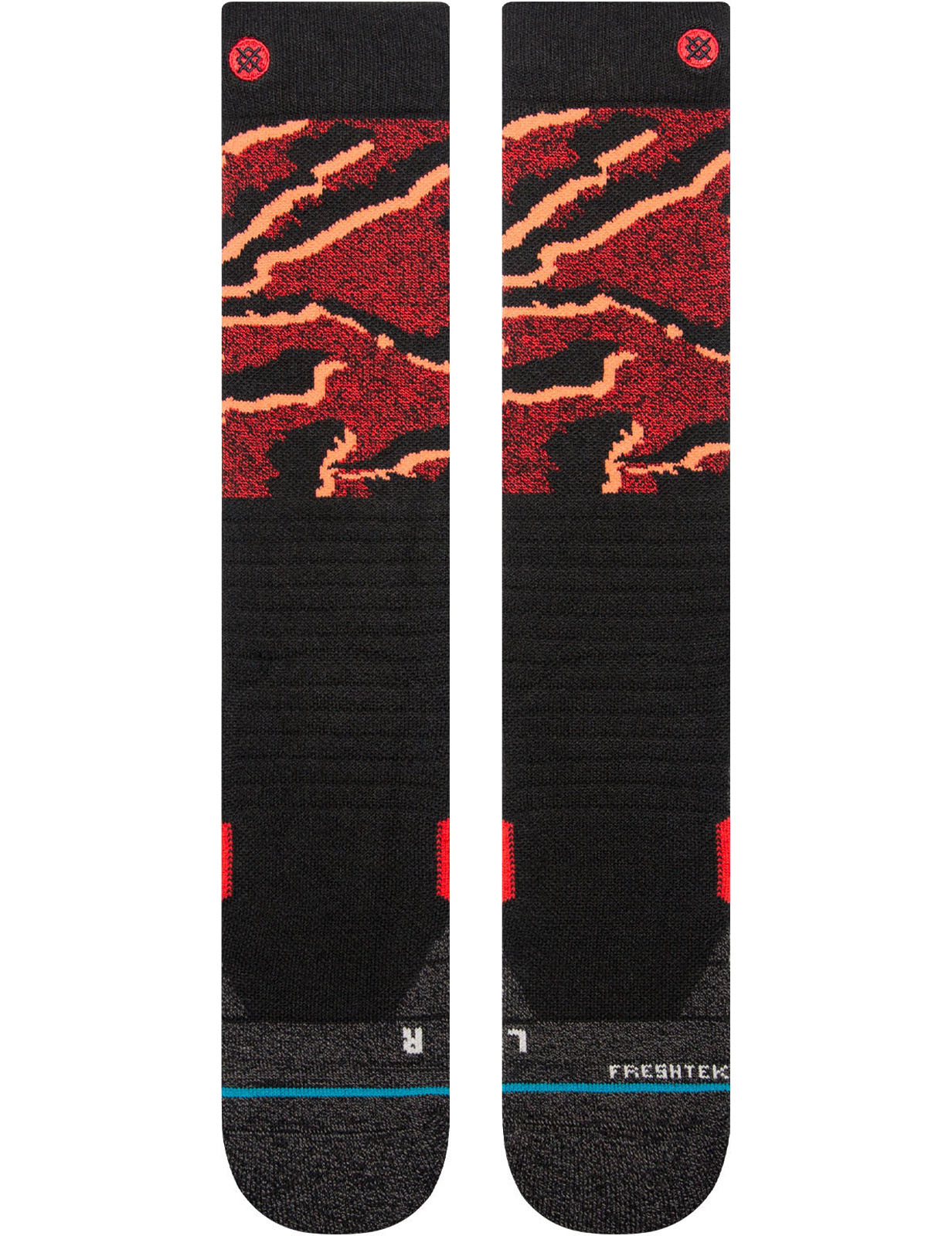 Chaussettes de neige Stance Pelter en noir