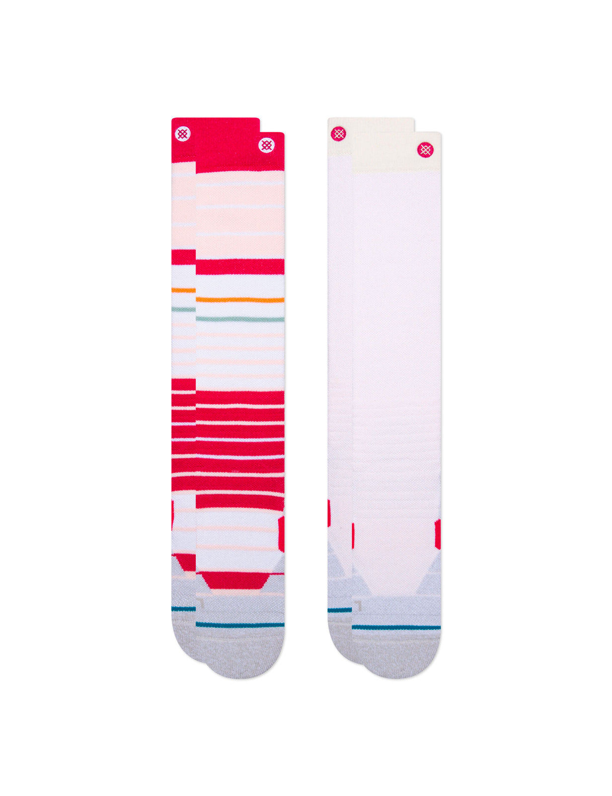 Stance Pinky Promise 2 Pack Snow Socks in Pink