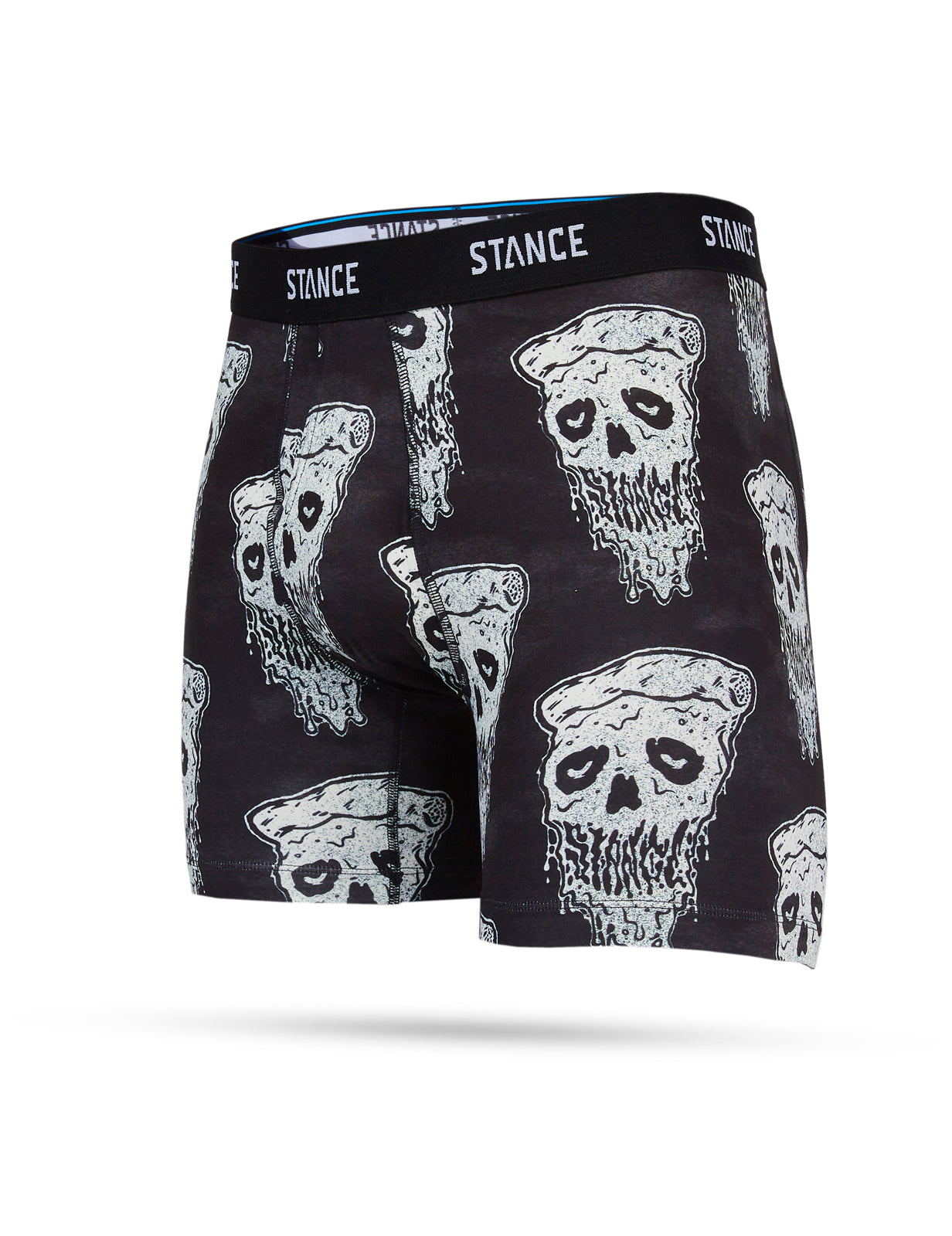 Stance Pizza Face Boxer Briefs in Black White