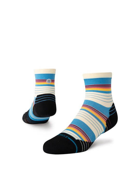 Stance Ralph Quarter Ankle Socks in Blue