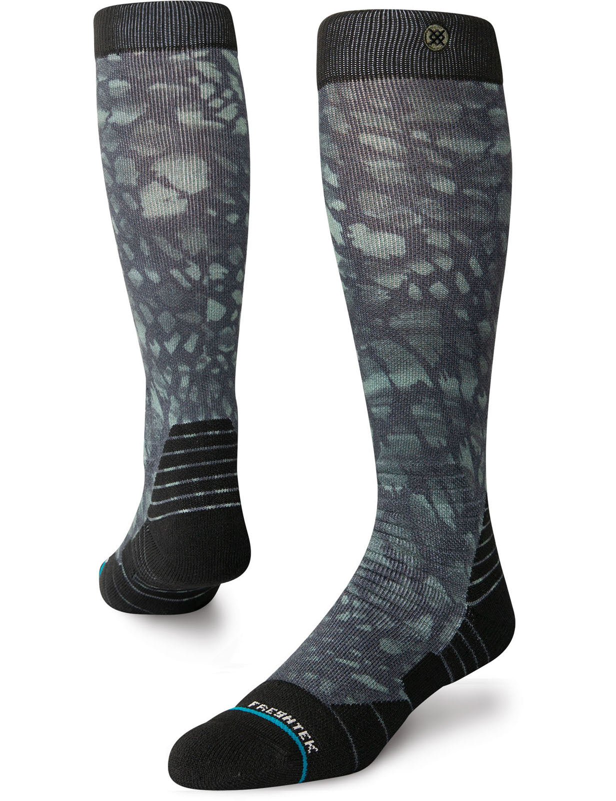 Stance Reptilious Snow Socks in Green