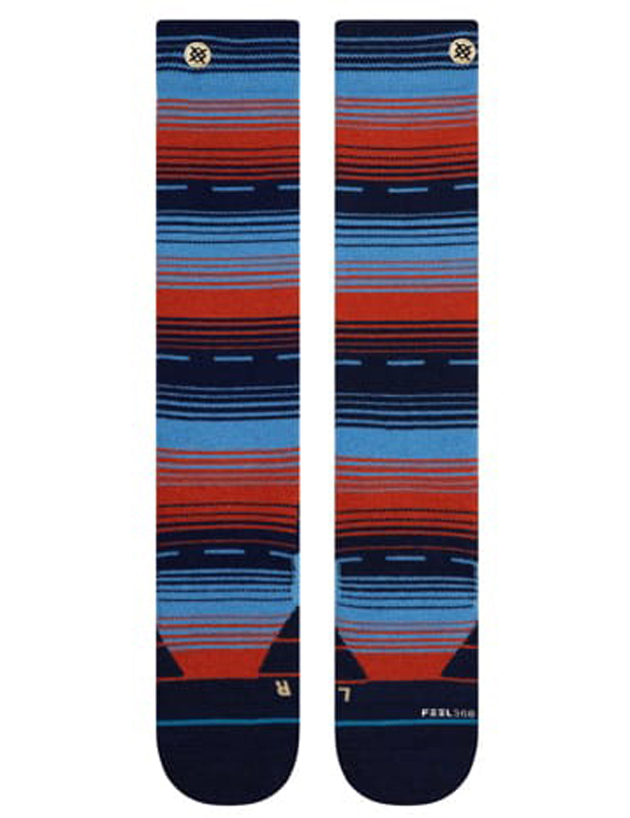 Stance Rigley Snow Socks in Blue