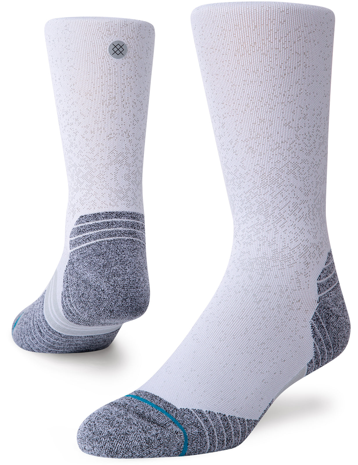 Stance Run Crew Socks in White