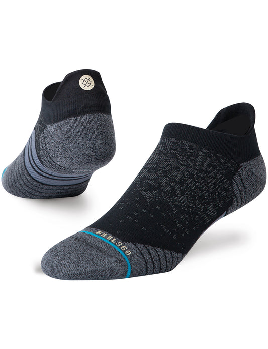 Stance Run Tab No Show Socks in Black