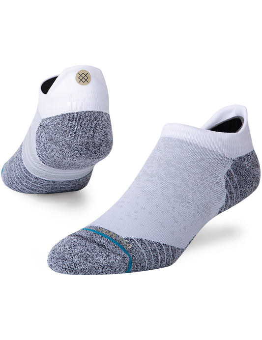 Stance Run Tab No Show Socks in White