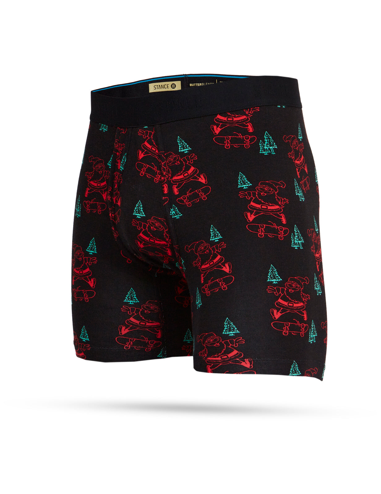 Stance Santa Rips Wholester Boxers in Black