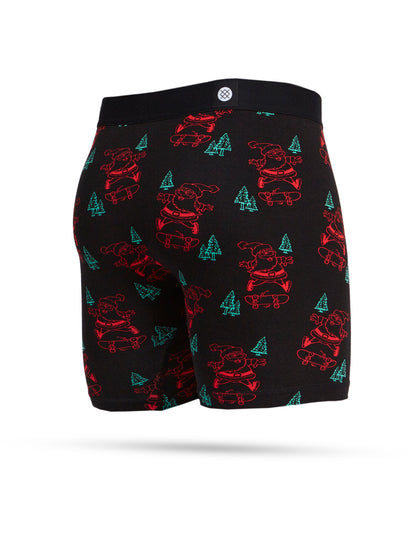 Stance Santa Rips Wholester Boxers in Black