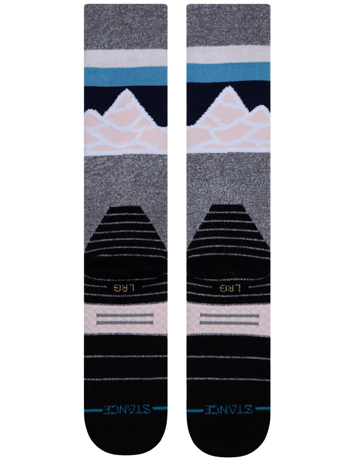 Stance Spillway Snow Socks in Grey