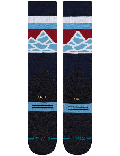 Stance Spillway Snow Socks in Navy