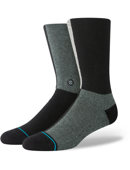 Stance „Suffix“ Crew-Socken in Schwarz