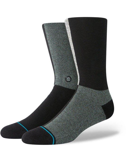 Stance Suffix Crew Socks in Black