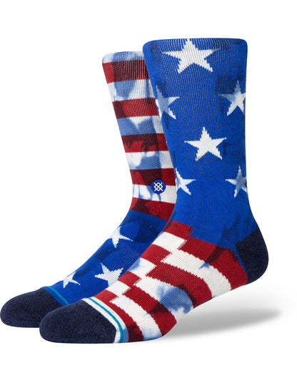 Stance The Banner Crew Socks in Navy