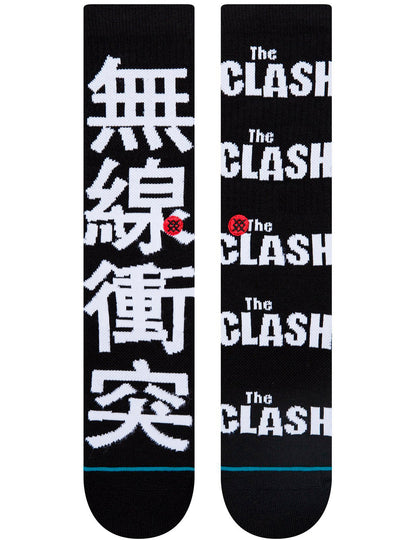 Stance Radio Clash The Clash Crew Socks in Black