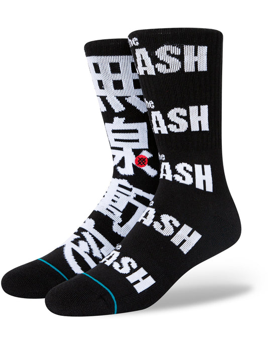 Stance Radio Clash The Clash Crew Socks in Black