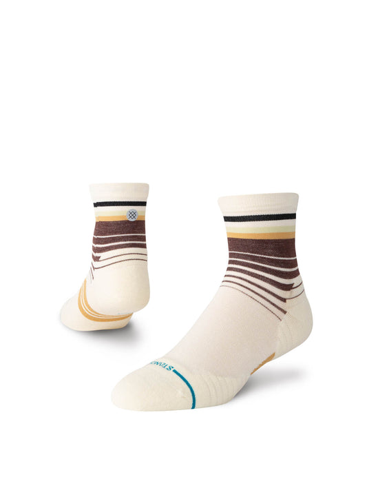 Stance Tracking Quarter Ankle Socks in Canvas