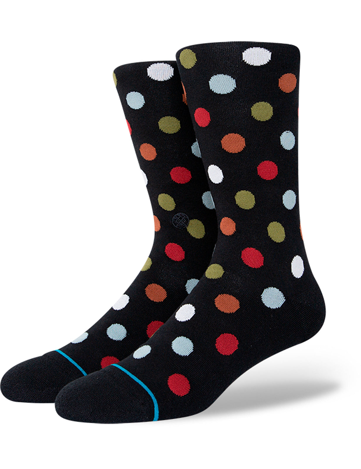 Stance Trance Crew Socks in Black