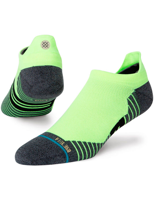 Stance Ultra Tab No Show Socks in Neon Green