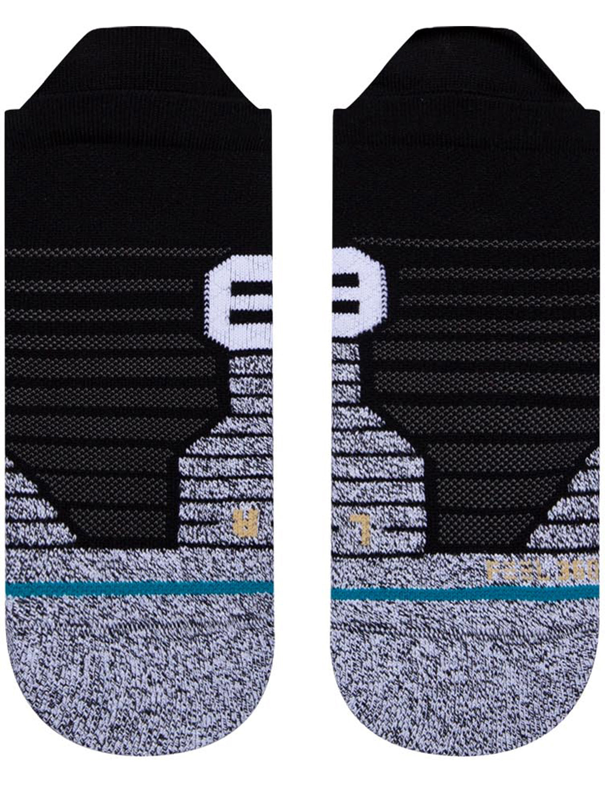 Stance Versa Tab No Show Socks in Black