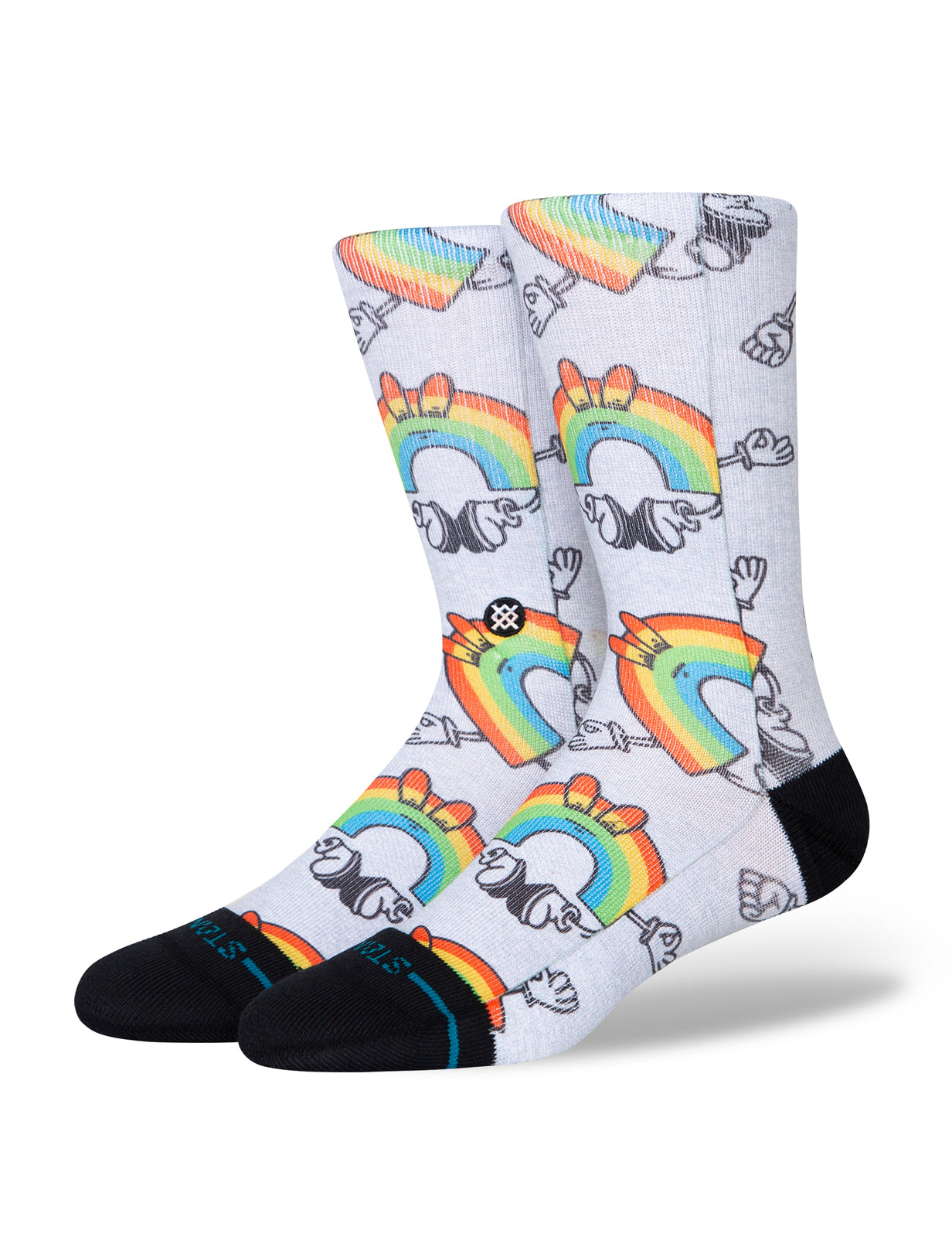 Chaussettes Stance Vibeon Crew en arc-en-ciel