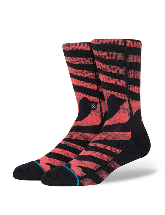 Stance Voodue Crew Socks in Red