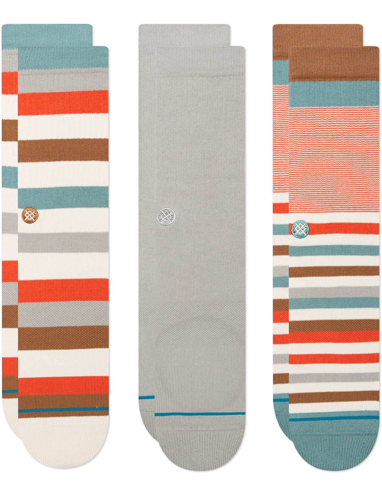 Stance Waldos 3 Pack Crew Socks in Multi