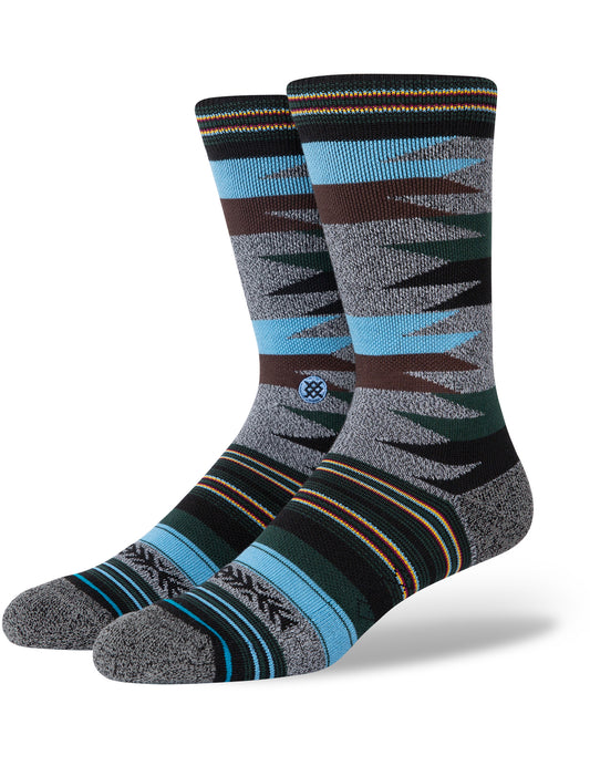 Stance Wollaston Crew Socks in Black