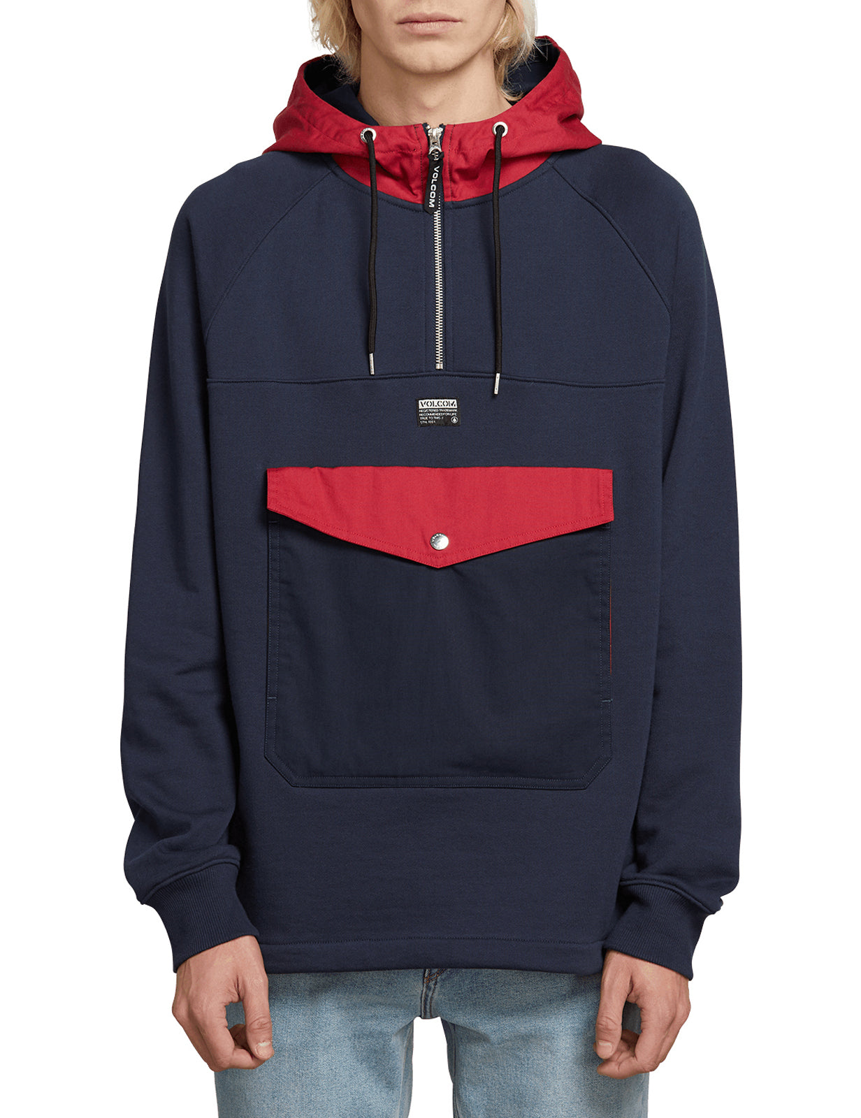 Volcom Alaric Pullover Hoody in Navy