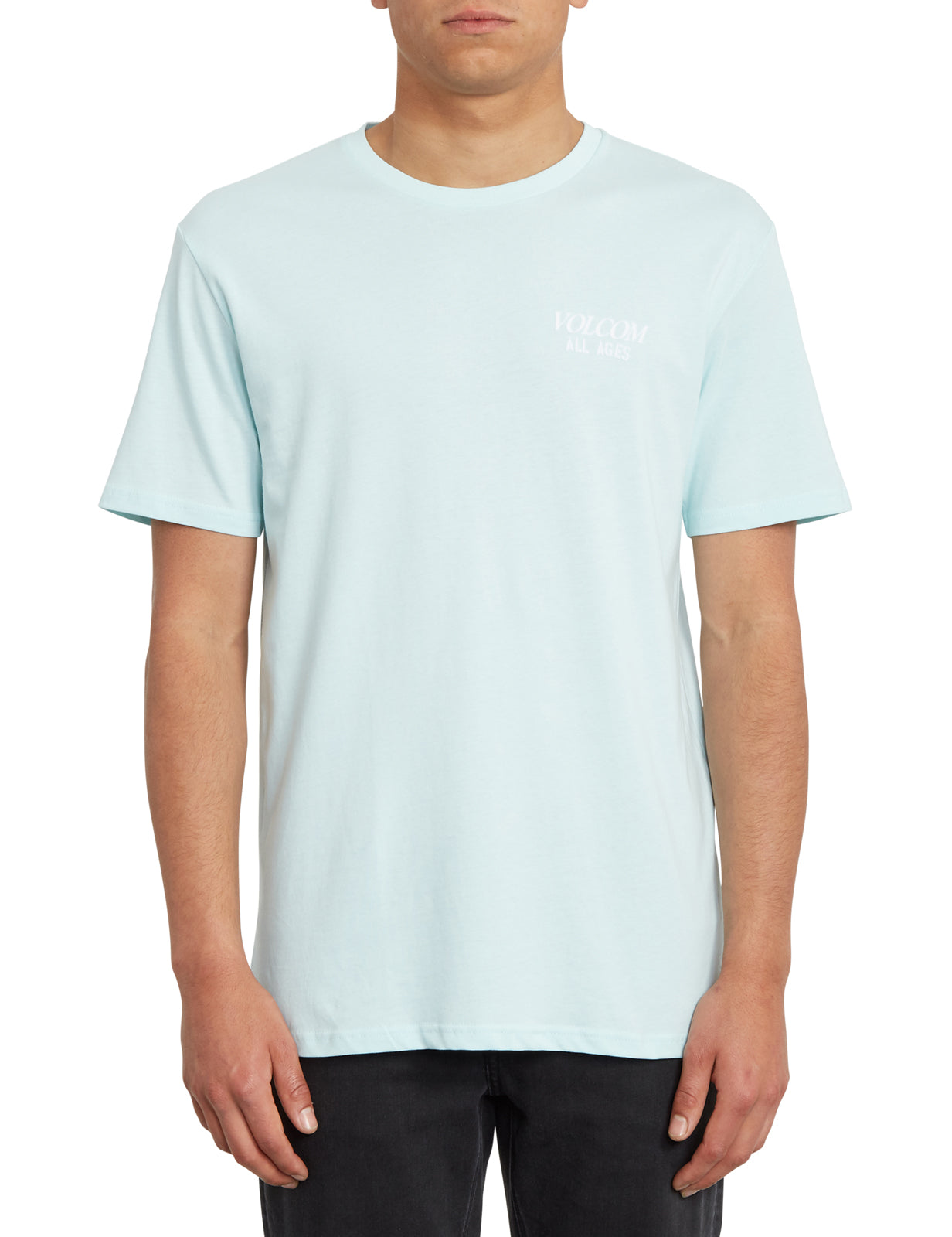 Volcom All Ages Short Sleeve T-Shirt in Resin Blue