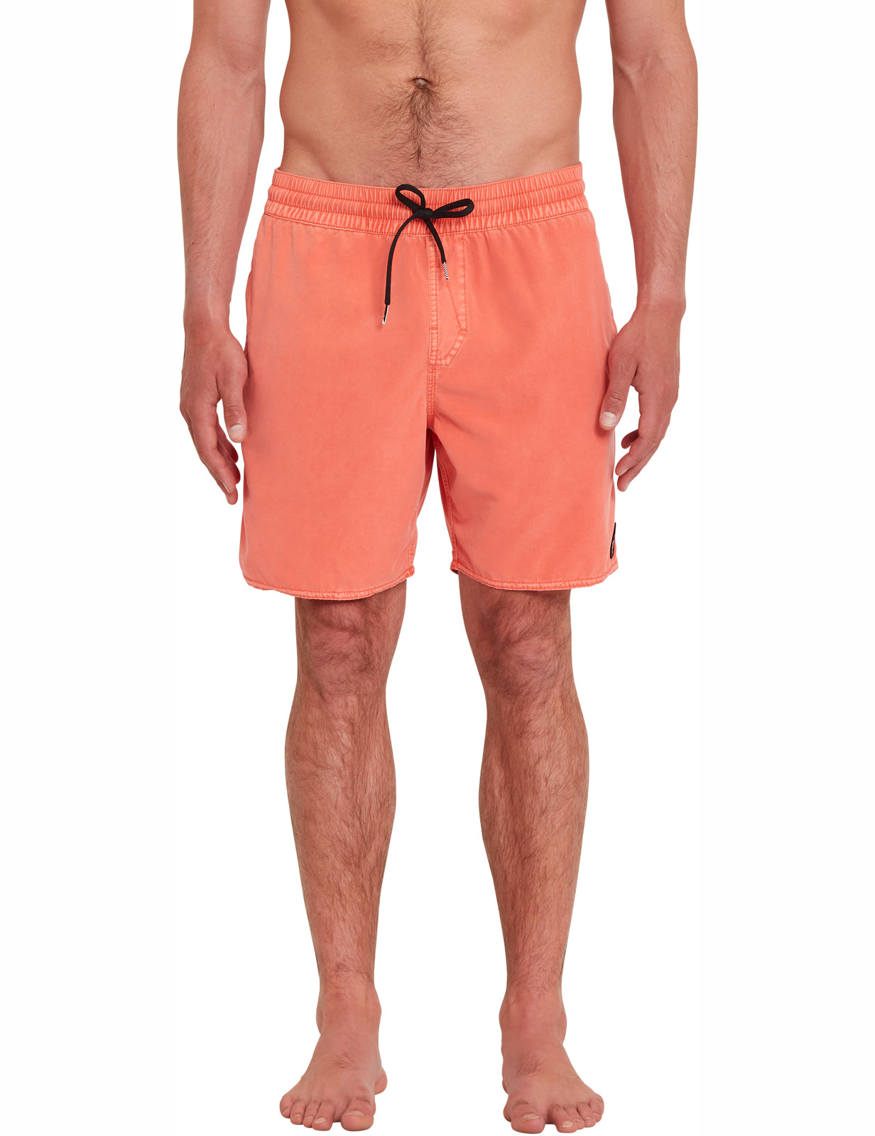 Volcom Center Trunk 17 Elasticated Boardshorts in Living Coral