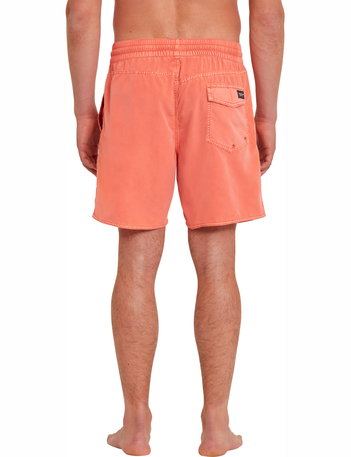 Volcom Center Trunk 17 Elasticated Boardshorts in Living Coral