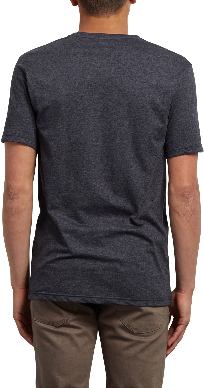 Volcom Circle Stone Short Sleeve T-Shirt in Heather Black