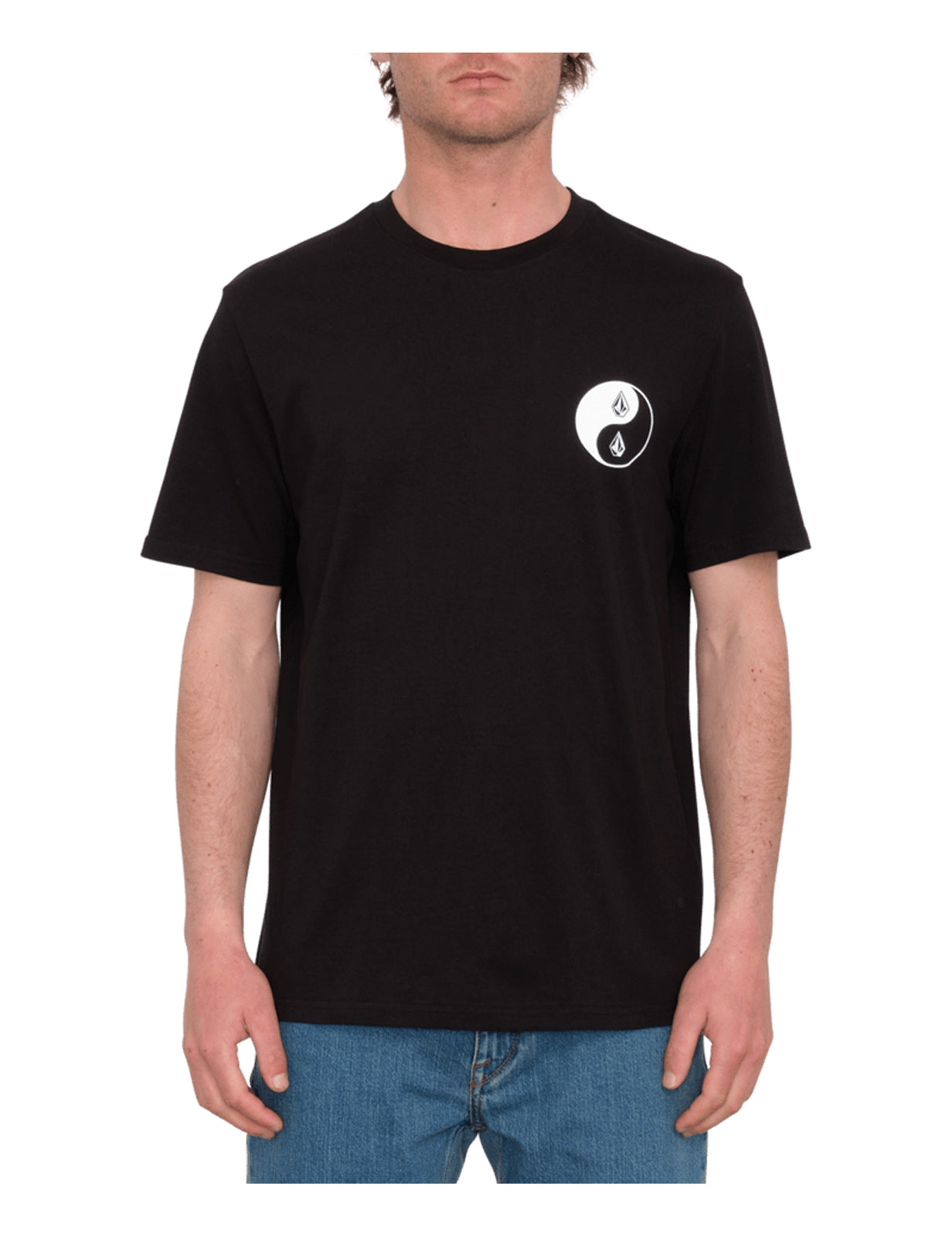 Volcom Counterbalance Short Sleeve T-Shirt in Black