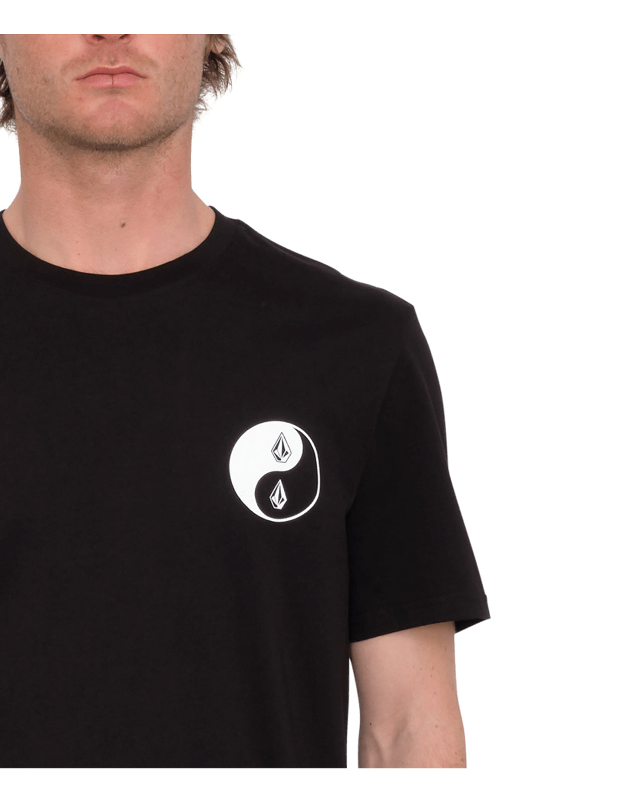 Volcom Counterbalance Short Sleeve T-Shirt in Black