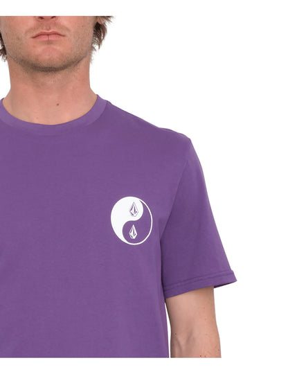 Volcom Counterbalance Short Sleeve T-Shirt in Deep Purple