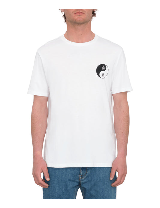 Volcom Counterbalance Short Sleeve T-Shirt in White