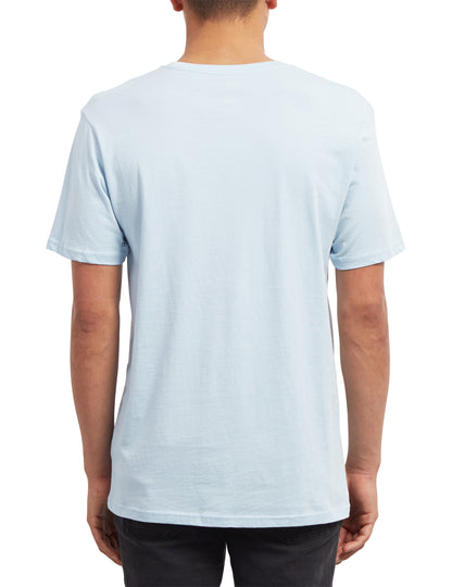 Volcom Crisp Stone Short Sleeve T-Shirt in Arctic Blue